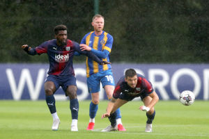 Cedric Kipre and Okay Yokuslu (Photo by Adam Fradgley/West Bromwich Albion FC via Getty Images).