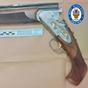 A man and a woman have been arrested after a shotgun and ammunition were found in a property in Chelmsley Wood
