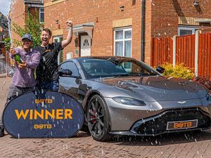 Supporting image for story: Walsall dad wins £75k Aston Martin for just 18p in dream car draw