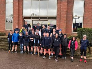 Supporting image for story: Runners deliver much needed food supplies as part of a weekly meet up