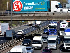 Traffic at the busy J10