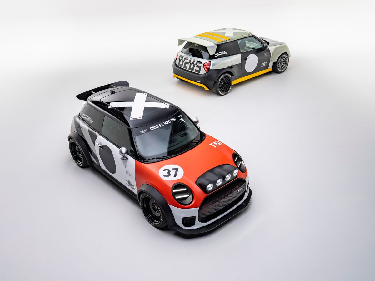 Mini teams up with Deus Ex Machina through pair of custom-made cars