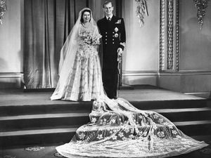 Supporting image for story: Slice of Queen and Prince Philip’s wedding cake sells for more than £2,000