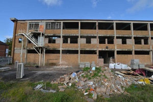 Work finally underway on the former Charles Clarke building in Chapel Ash, Wolverhampton.