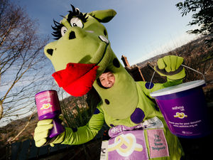 Supporting image for story: Bridgnorth dragon needs puff for London Marathon