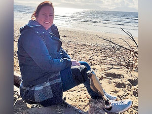 Supporting image for story: Hi-tech artificial leg gives Whitchurch mum Sarah a new lease of life 