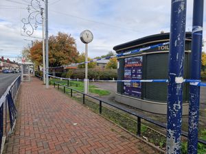 The police cordon near Phoenix Park in Blakenhall