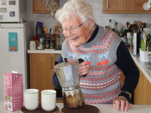 Supporting image for story: Award-winning 93-year-old fundraiser invites residents to support latest event - and don Christmas jumpers