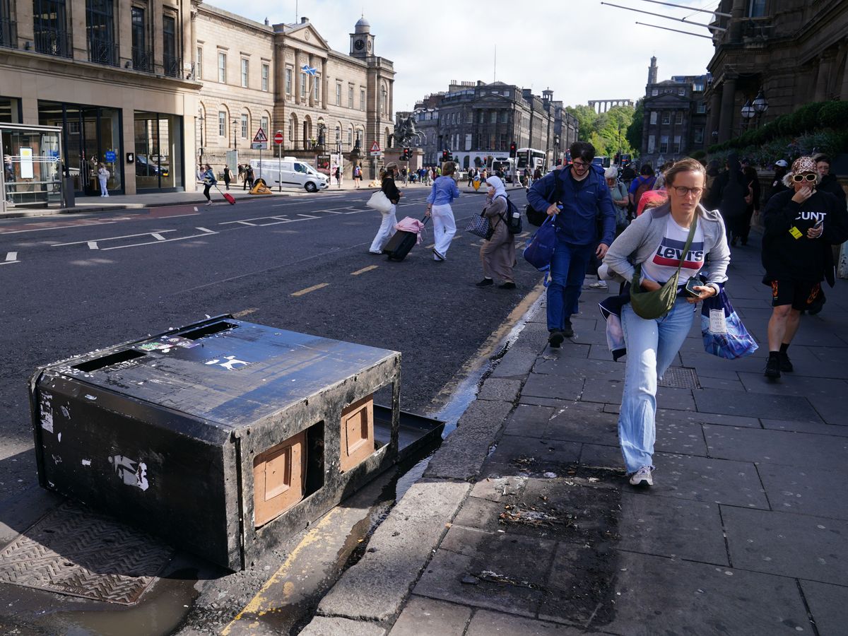Roads and railways shut by Storm Floris as high winds batter UK