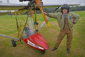 Bob Arnold from Staffs Aero Club at Weston Park Airshow International