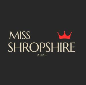 The Miss Shropshire competition 2025 logo