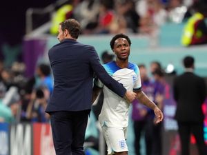 Supporting image for story: Gareth Southgate casts doubt on whether Raheem Sterling will play against France