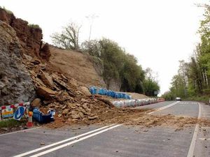 Supporting image for story: Landslip road to reopen