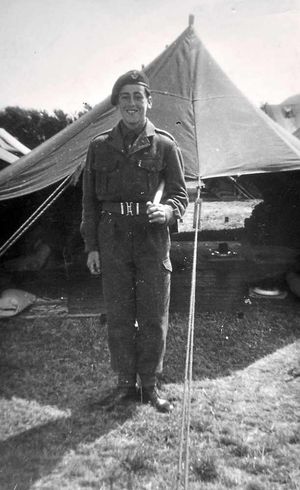 Les Chalker as a Broseley Army Cadet