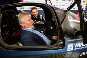 LAST COPYRIGHT SHROPSHIRE STAR JAMIE RICKETTS 02/03/2022 - The UWR and the School of Engineering at University of Wolverhampton Telford Campus officially launch their Praga R1, with special guest, Johnny Herbert. In Picture L>R: Johnny Herbert..