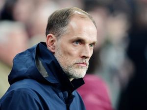 Thomas Tuchel on the touchline at Wembley