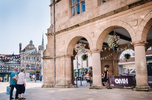 Shrewsbury Town Council are appealing to businesses to order a hanging basket. 