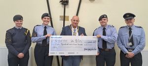 A local RAF Air Cadets group received £409 in funding. Pic: Market Drayton Town Council