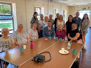 Jubilee Park Centre was the Mayor's final stop