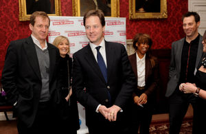 Do you mind? – Campaigning for mental health issues with Nick Clegg and Fiona Philips