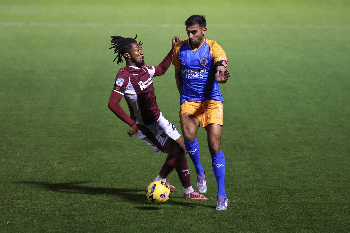 Northampton 2 Shrewsbury 1: Salop bow out of EFL Trophy after second defeat in four days