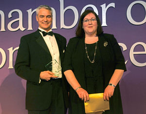 Martin Dudley wins the Business Person of the Year