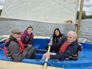 Supporting image for story: Boat loads of fun for 90-year-old former sapper