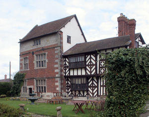 The Albright Hussey Manor Hotel on the outskirts of Shrewsbury