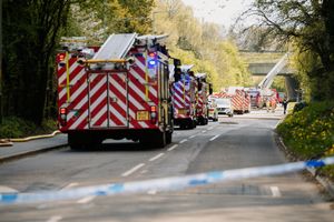 There was a huge emergency service response on Monday