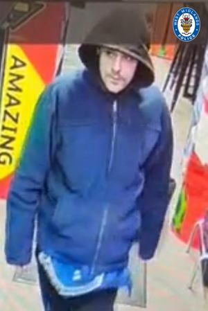Police want to speak to this man about a theft from a petrol station in Lye