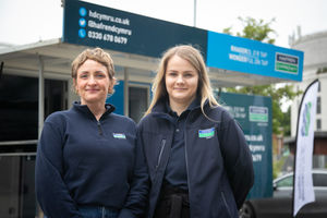 Hafren Dyfrdwy's Community Connectors who will be hosting the events.