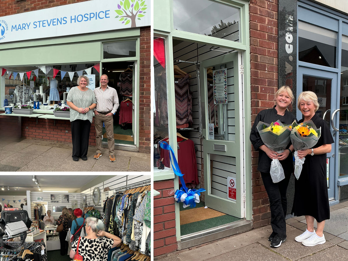 Hospice shop welcomed back to Hagley