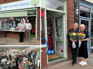 The Mary Stevens Hospice shop opening in Hagley