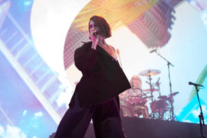 Dua Lipa at Birmingham's Genting Arena. Pic: Emma Turner