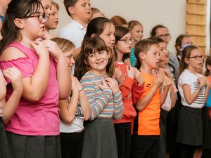 Supporting image for story: Shrewsbury singing club starts on right note