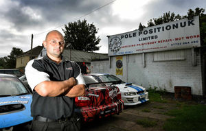 Sha Walters, owner of Pole Position garage, South Street, Willenhall, who is concerned that an new big Aldi supermarket