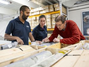 Supporting image for story: Rock drilled from Great Glen Fault gives rare look into distant geological past