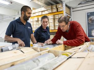 Supporting image for story: Rock drilled from Great Glen Fault gives rare look into distant geological past