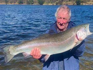 Supporting image for story: Huge trout takes season record for John