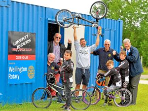 Supporting image for story: Rotary club boost for young Telford BMX riders