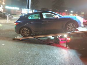 The car was discovered by officers out on patrol in Brierley Hill