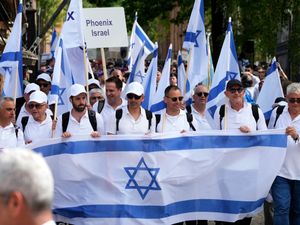 Supporting image for story: March of the Living at Auschwitz overshadowed by Israel-Hamas war