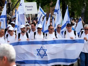 Supporting image for story: March of the Living at Auschwitz overshadowed by Israel-Hamas war