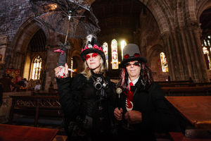 Barbara Swan and Nels Macdonald from Ellesmere Port attended the event