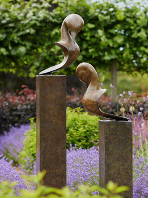 More than 40 sculptures were displayed across the stunning gardens at Sansaw Hall