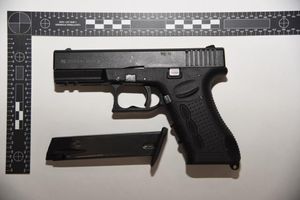 The Turkish Atak Arms Zoraki 9mm hand gun was originally manufactured to fire blanks but had been converted to fire live ammunition