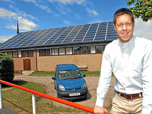 Supporting image for story: Light shines on Shropshire church solar panels