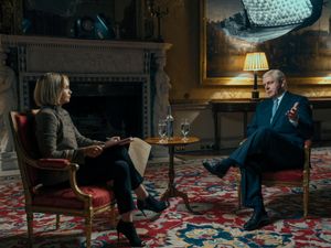 Supporting image for story: Michael Sheen embodies Andrew in first-look images from A Very Royal Scandal