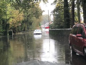 Supporting image for story: Floods cause misery across the West Midlands closing roads and leaving cars stranded