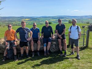 Supporting image for story: 'I was doing it for my dad': Friends tackle gruelling 100-mile hike across Shropshire for Parkinson's UK